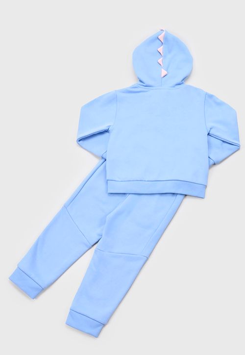 Conjunto Bebé Niña Zipper Celeste