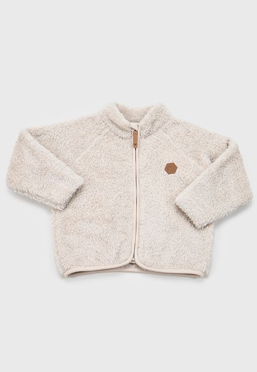 Poleron Bebé Niña Coral Beige