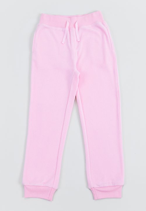 Pantalón De Buzo Niña Kids Polar Rosado