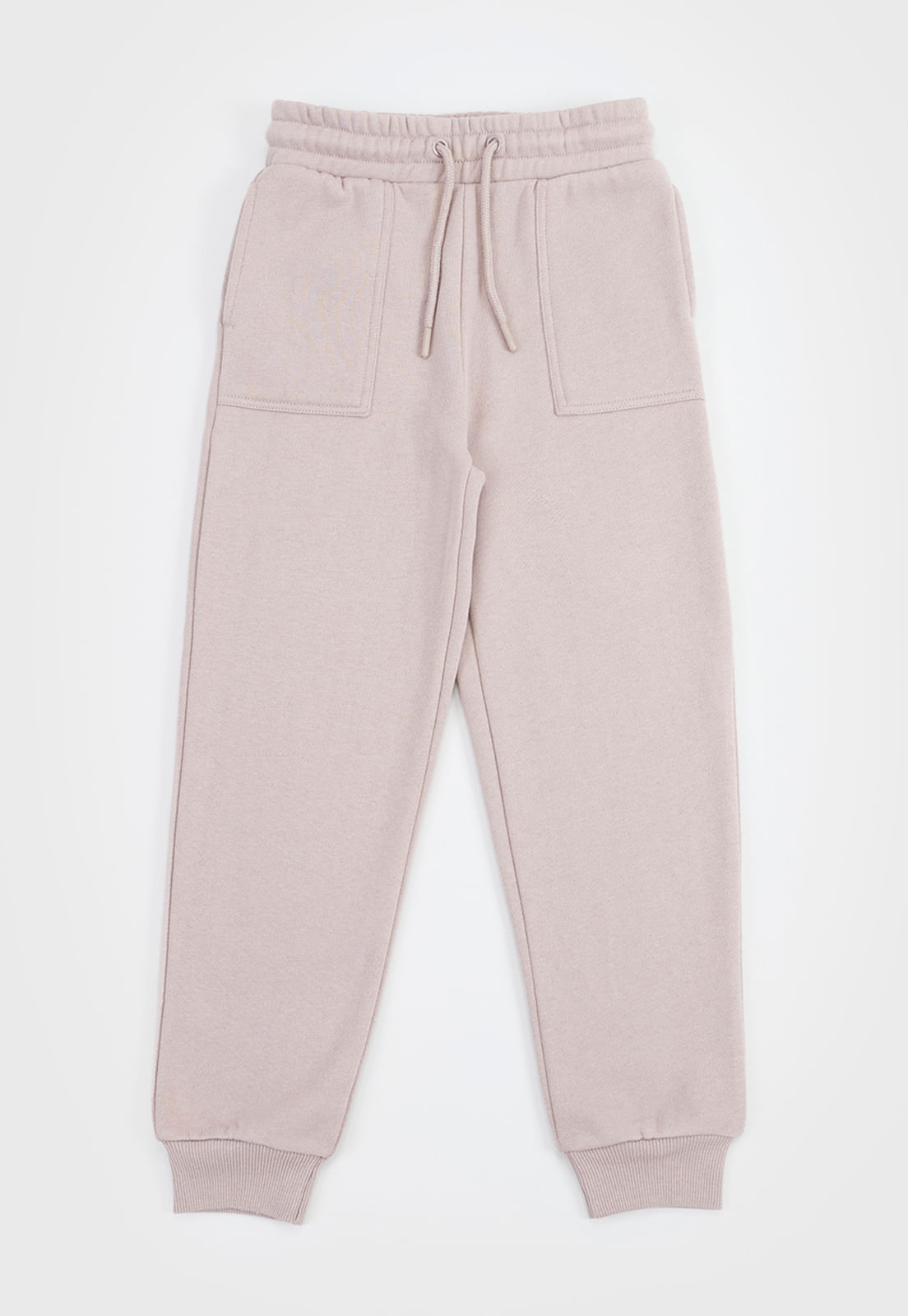 Pantalón De Buzo Niño Kids Basico Beige