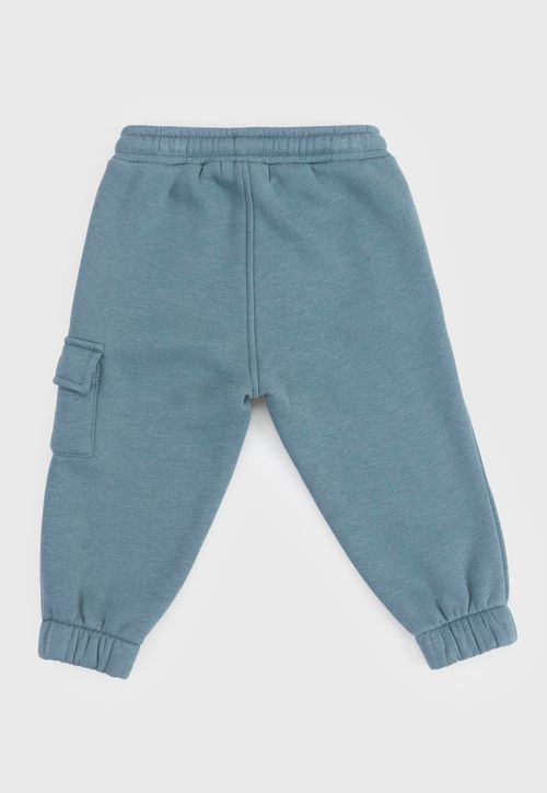 Pantalón De Buzo Bebé Niño Cargo Color Verde