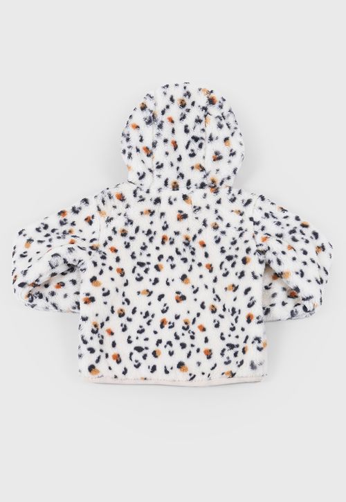 Poleron Bebé Niña Coral Full Zipper Beige