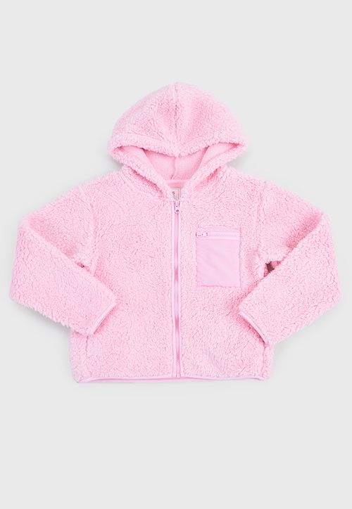 Poleron Niña Kids Corderito Rosado