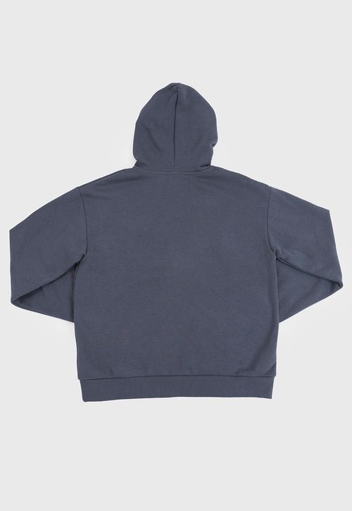 Poleron Niño Teen Hoodie Back Print Marengo