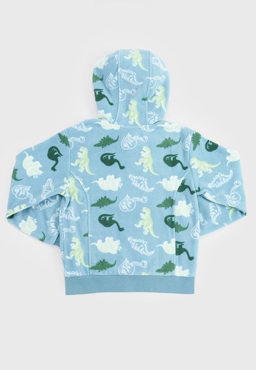 Poleron Niño Kids Polar Full Print Verde