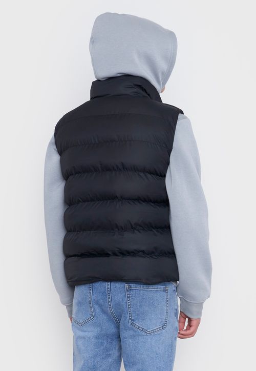 Parka Teen Sin Mangas Negro