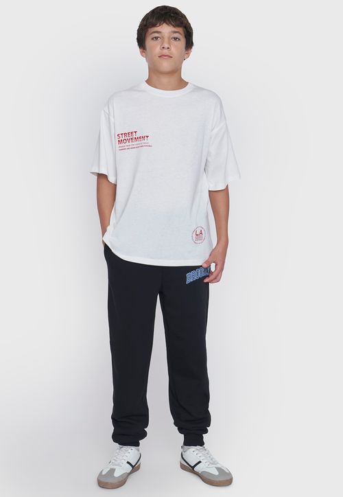 Pantalón de Buzo Niño Teen Focal Negro