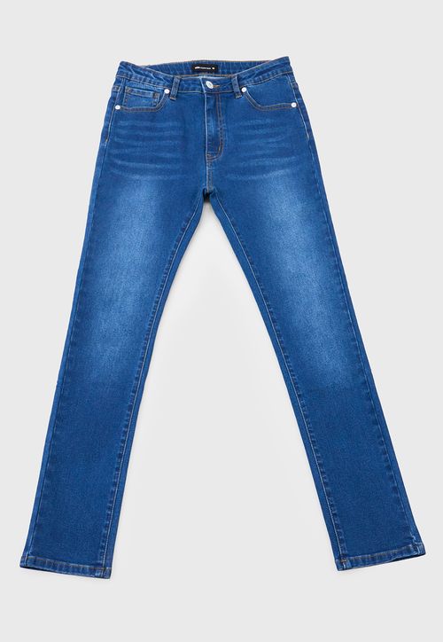 Jeans Niño Teens 5 Bolsillos Azul Oscuro