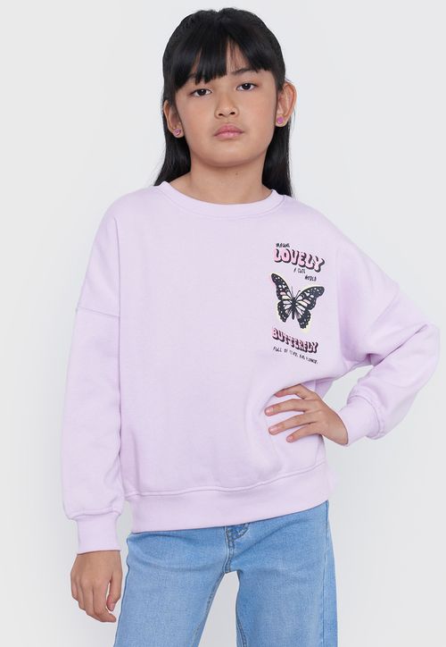 Poleron Niña Kids Pullover Rosado