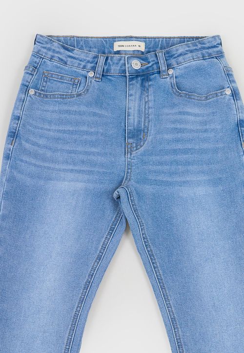 Jeans Niña Teen Flare Azul Claro