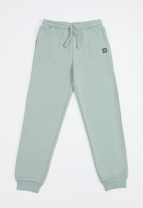 Pantalón De Buzo Niño Teen Basico Verde