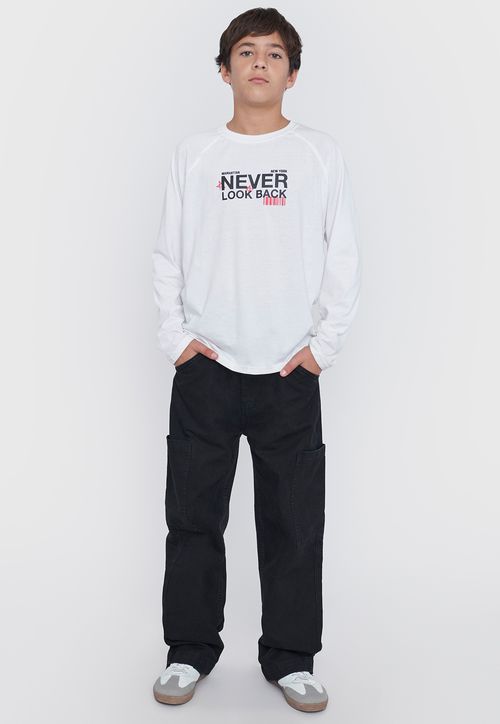 Pantalon Niño Teen Cargo Negro