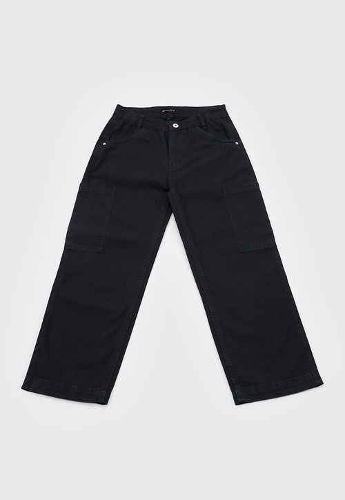 Pantalon Niño Teen Cargo Negro