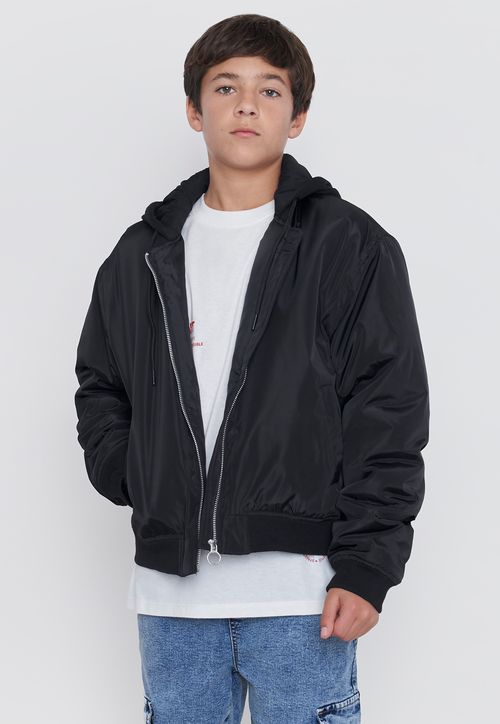 Chaqueta Niño Teen Bomber Negro