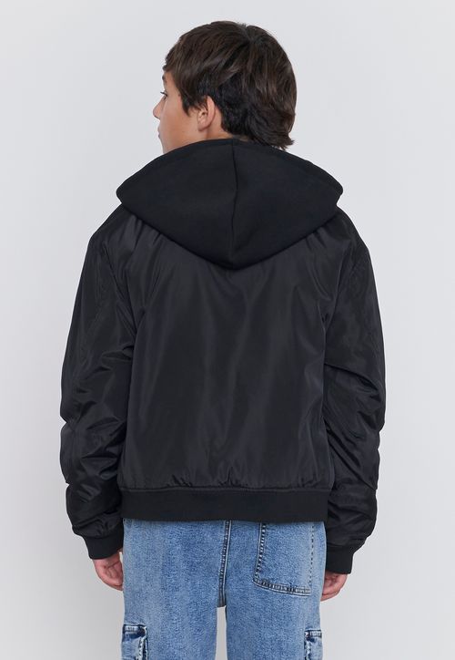 Chaqueta Niño Teen Bomber Negro