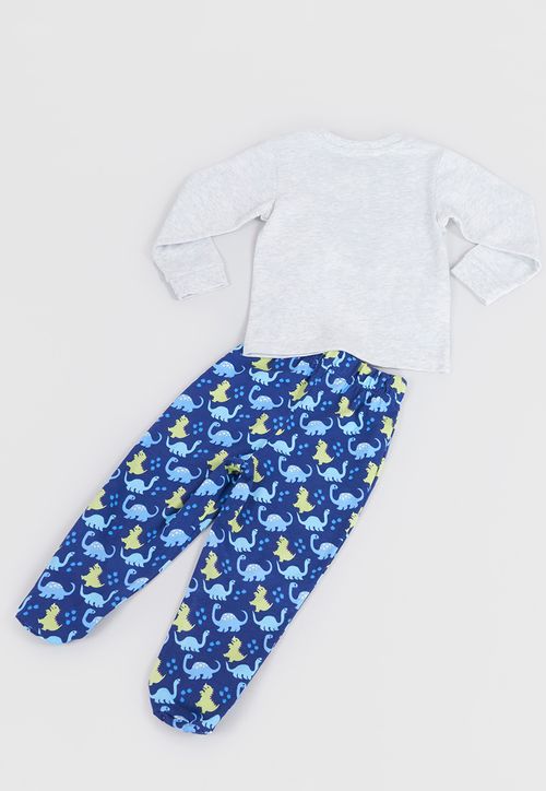 Pijama Bebé Largo Gris