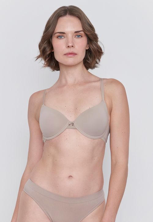 Sostén Mujer Básico Beige Copa B