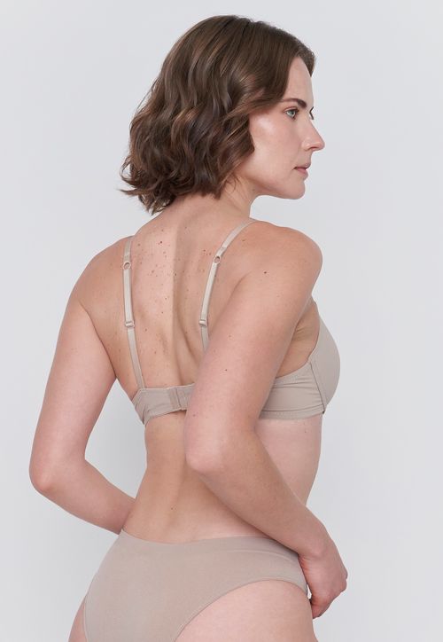 Sostén Mujer Básico Beige Copa B