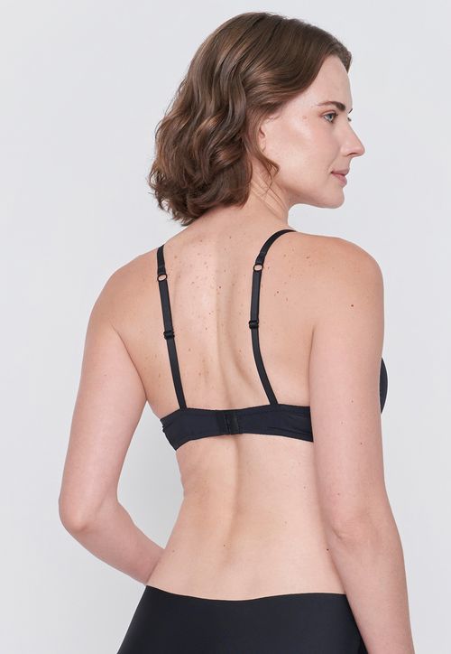 Sostén Mujer Beige Copa B Color Negro