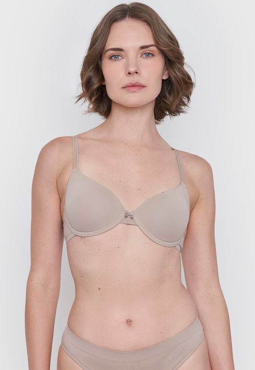 Sostén Mujer Beige Copa B Color Beige