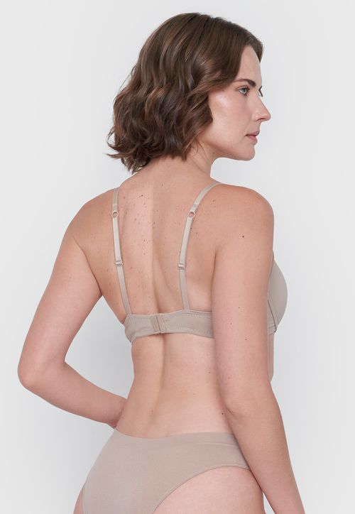 Sostén Mujer Beige Copa B Color Beige