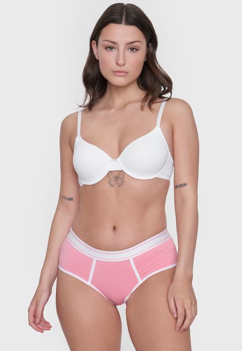 Calzón Mujer Boyshort Coral