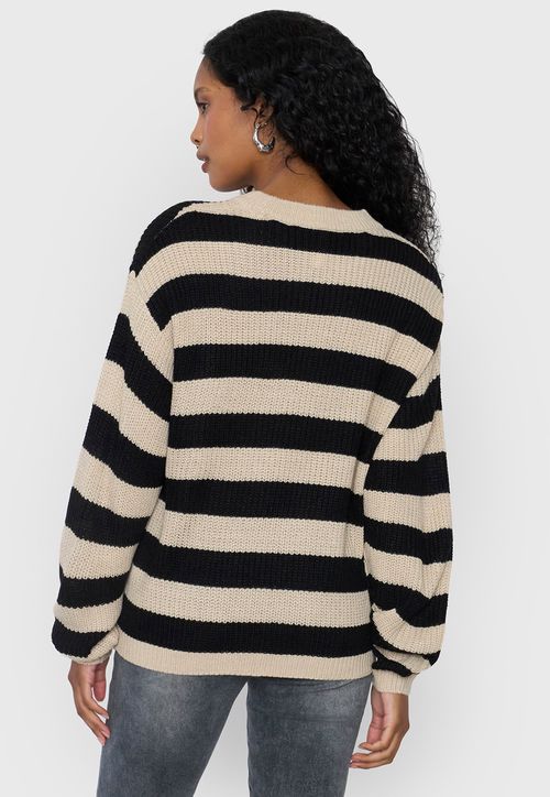 Sweater Mujer Fit Regular Negro