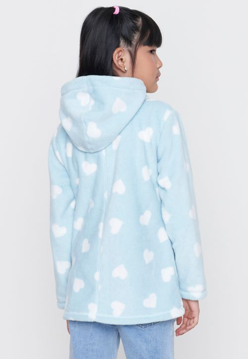 Poleron Niña Kids Polar Celeste