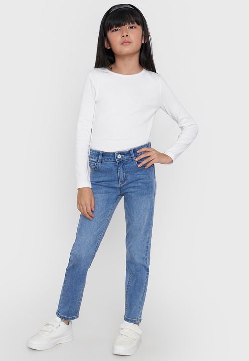 Jeans Niña Kids Skinny Azul Claro