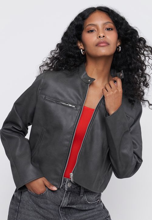 Chaqueta Mujer Racing Gris