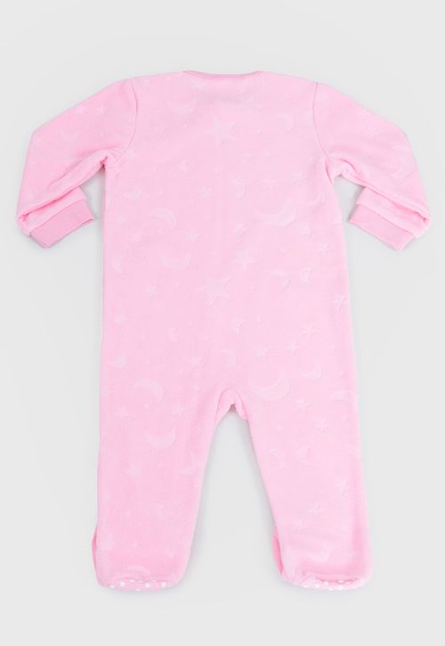 Pijama Bebé Manga Larga Rosado