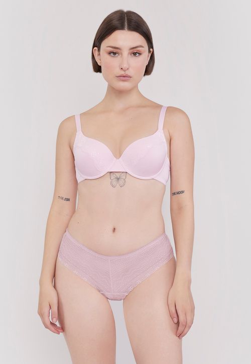 Pantaleta Mujer Full Lace Rosado