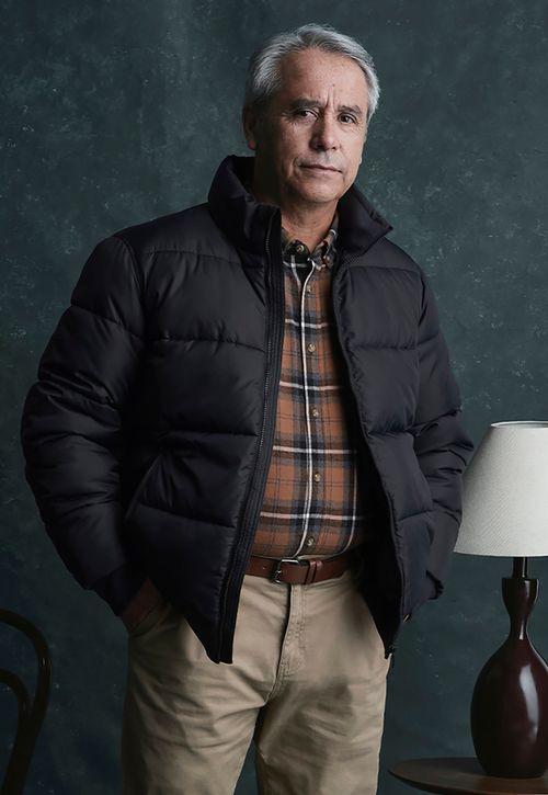 Parka Hombre Rib Negro