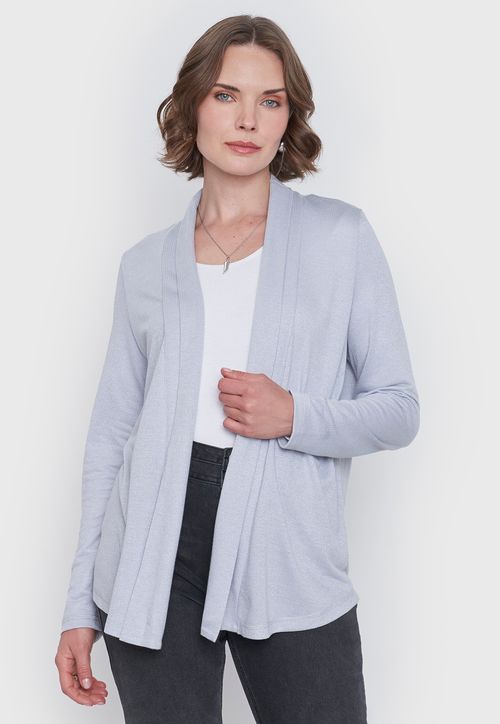 Tapado Mujer Básico Lurex Gris