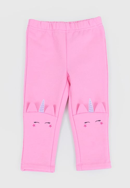 Calza Bebé Niña Tejido Suave Rosado