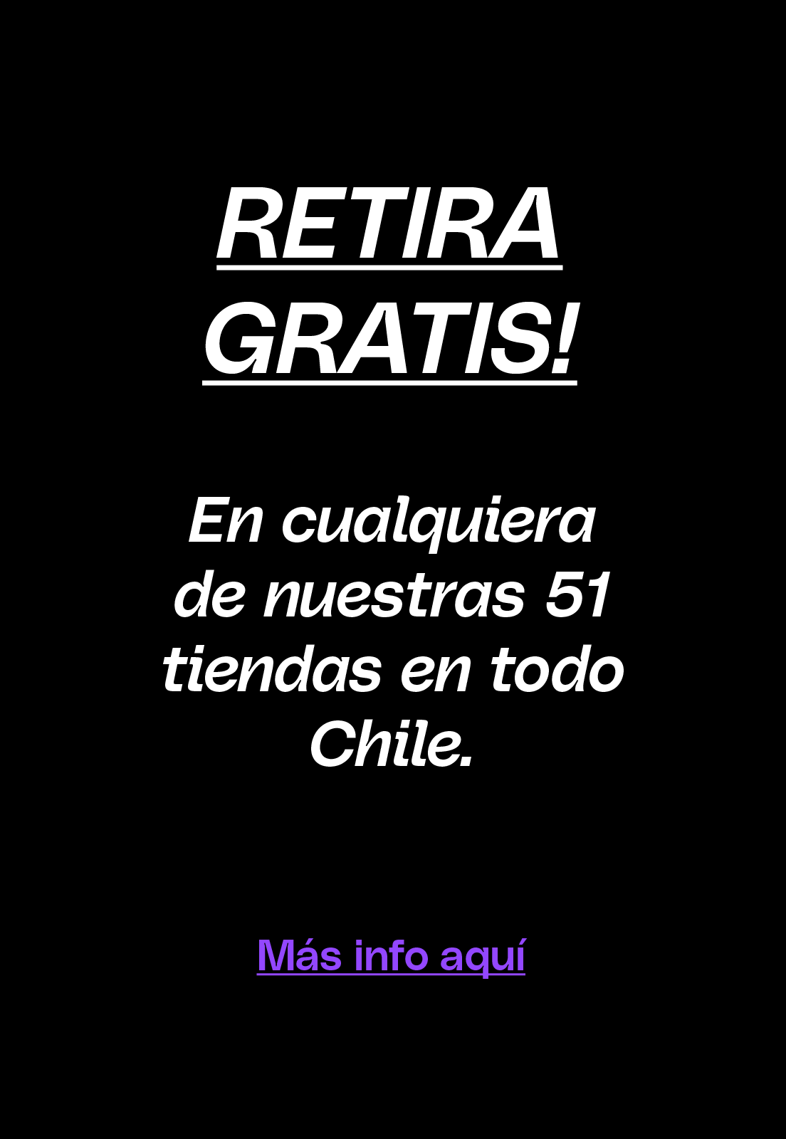 Retira gratis